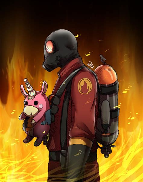 TF2-Pyro by DeluCat on DeviantArt