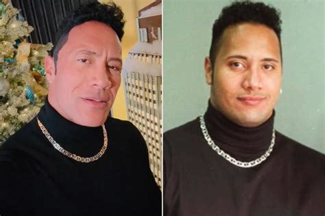 Dwayne Johnson Channels '90s 'Young Rock' with Fake Hair, Fanny Pack ...