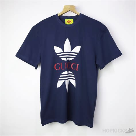 Gucci x Adidas Blue T-Shirt