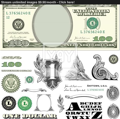 Dollar Bill Vector Free at Vectorified.com | Collection of Dollar Bill ...