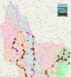 Suwannee River Basin Map | WWALS Watershed Coalition (Suwannee ...