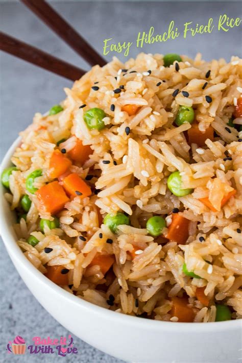 Hibachi Fried Rice | Bake It With Love