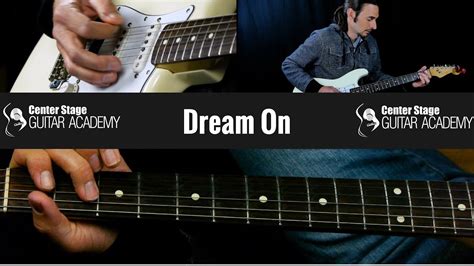 How To Play Dream On by Aerosmith Complete with Solo Guitar Lesson ...