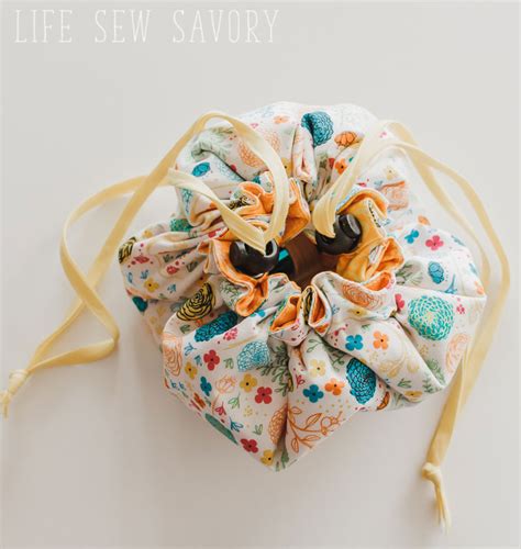 Drawstring Makeup Bag - Sewing Tutorial - Life Sew Savory