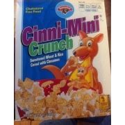 Hannaford Cereal, Wheat & Rice, Cinnamon, Sweetened, Cinni-Mini Crunch ...