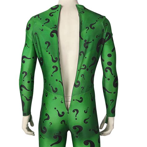 Batman Forever The Riddler Cosplay Costume Jim Carrey Riddler Costume ...