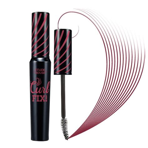 Etude House Eye Mascara Lash Perm Curl Fix Mascara #3 Plum Burgundy ...