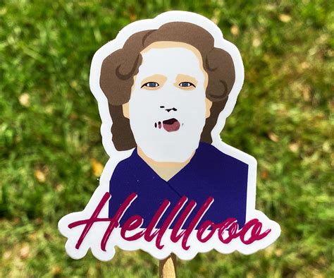 Mrs Doubtfire Hello Die Cut Matte Sticker 2.5 X | Etsy