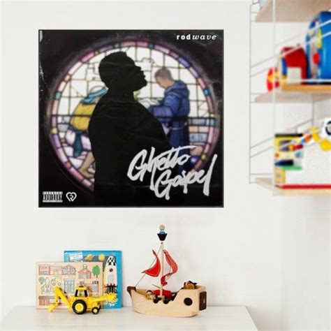 Rod Wave Ñ Ghetto Gospel Album Cover Wall Decoration Photo – Poster ...