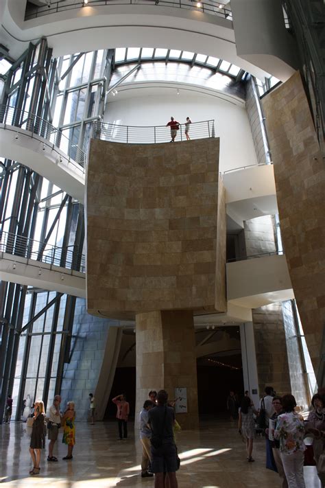 Guggenheim_Museum_interior_Bilbao_central atrium | Gehry architecture ...