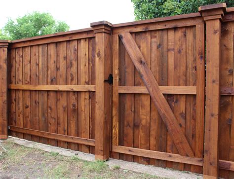 Wood Fence & Gate #FrontFence | Fence gate design, Wood fence design ...