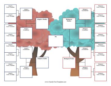 Adoption Family Tree Template Database