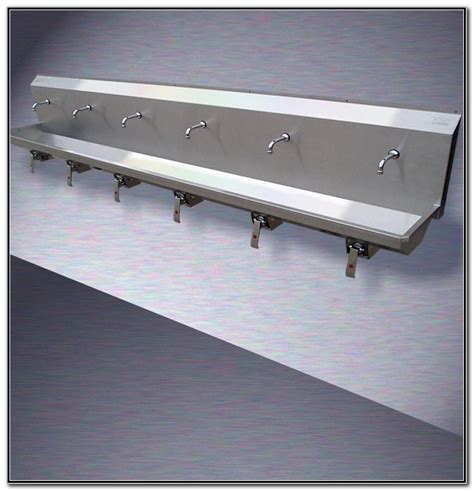 Commercial Trough Sinks Stainless Steel - Sink And Faucets : Home ...