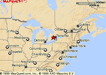 Guelph Map - Canada