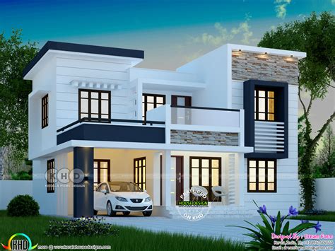 1748 square feet modern 4 bedroom house plan | Kerala home design ...