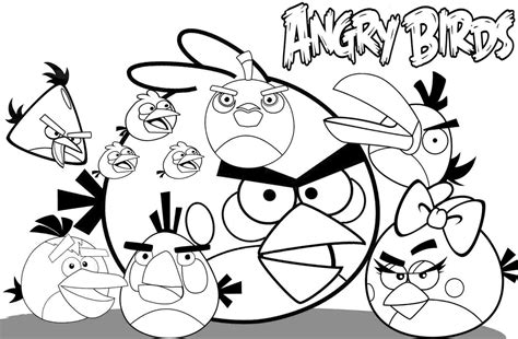 Angry Birds Seasons Coloring Pages Coloring Pages