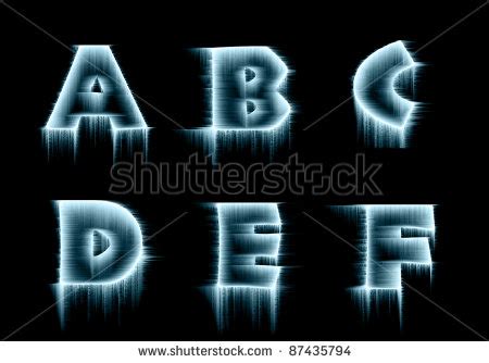 9 Icy Letter Fonts Free Images - Snow Font Free Download, Frozen Ice ...