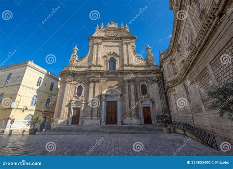 Cathedral Maria Santissima Della Madia in Monopoli, Italy Stock Photo ...