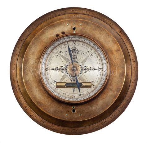 Lot 208 - AN 18TH-CENTURY THEODOLITE COMPASS MOUNT BY..