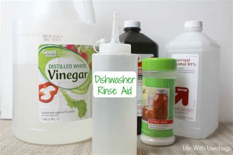 DIY Dishwasher Rinse Aid - Life With Lovebugs