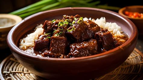 Download Beef Pares, Filipino Dish, Pinoy Food. Royalty-Free Stock ...