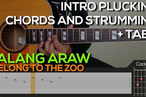 I Belong To The Zoo - Balang Araw Guitar Tutorial [INTRO + TABS] - Sipraman