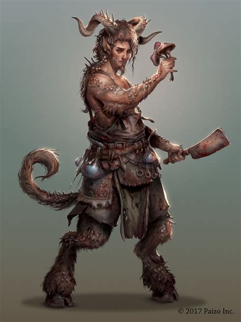 Satyr cook, hunter of mushrooms, the back woods | Dungeons and dragons ...