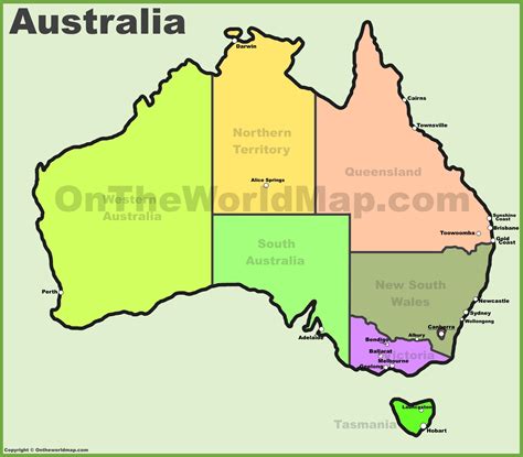 Alice Springs Australia Map