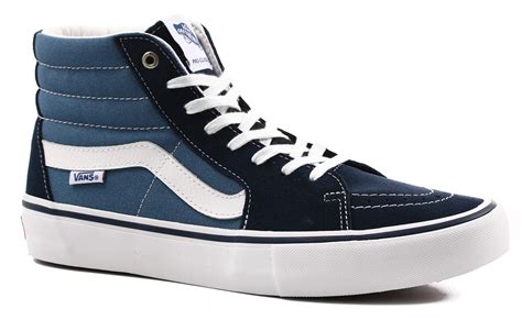 Vans Sk8-Hi Pro Skate Shoes - navy/stv navy - Free Shipping