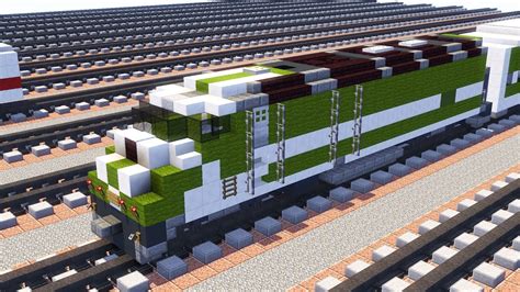 Minecraft GO Transit MP40PH-3C Locomotive Tutorial - YouTube