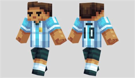 Messi Skin for Minecraft | 24hMinecraft.com