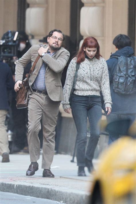 JENNIFER LAWRENCE and Leonardo Dicaprio on the Set of Don’t Look Up in ...