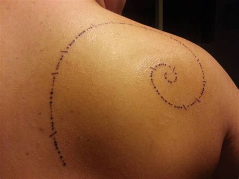 25 Great Fibonacci Spiral Tattoos Designs | Fibonacci spiral tattoo ...