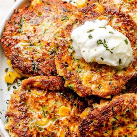 KALABASA AND CORN FRITTERS with Garlic Yogurt Dressing – Easy Picks Pantry