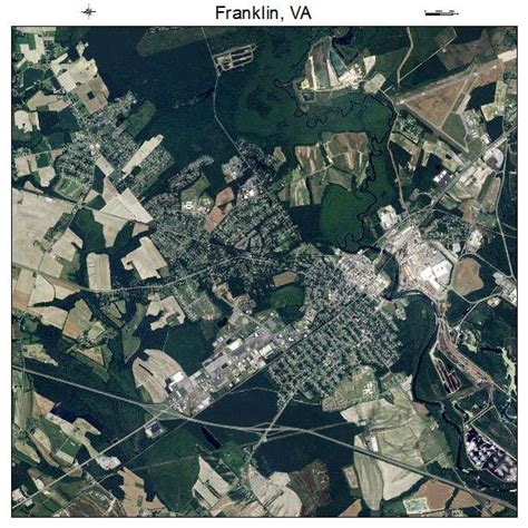 Aerial Photography Map of Franklin, VA Virginia