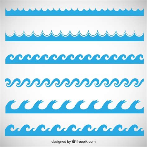 Free Vector | Wavy border