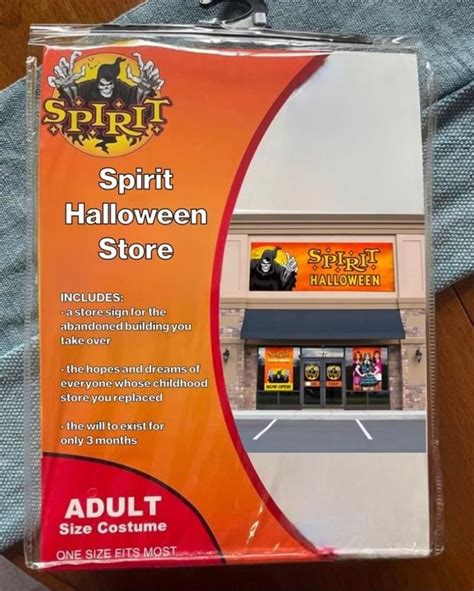 Spirit Halloween Store INCLUDES: store sign for the abandoned bu ...