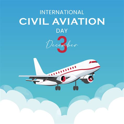 International Civil aviation day. Vector Illustration 15297546 Vector ...