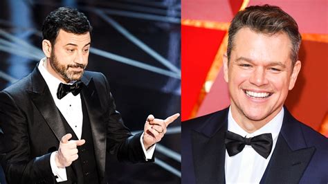 Oscars 2017: Jimmy Kimmel Dings Matt Damon, Jabs at Trump in Monologue ...