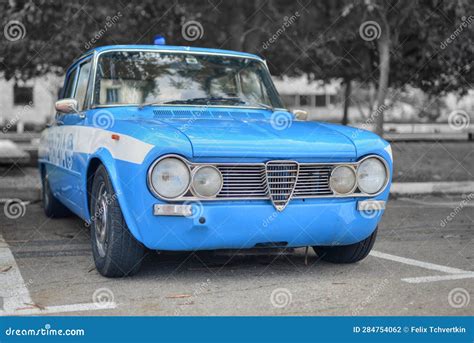 Side Photo of an Italian Classic Police Car Editorial Photography ...