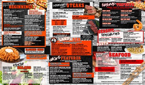 Steak & Seafood Restaurant Menu | Bismarck, ND | Jack's Steakhouse ...