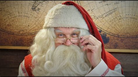 Santa Claus Father Christmas in Lapland Finland videos Rovaniemi ...