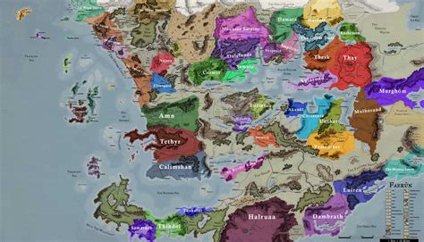 Faerun (Political Boundaries) in Faerun| World Anvil