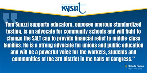 NYSUT endorses Tom Suozzi in CD3 special election