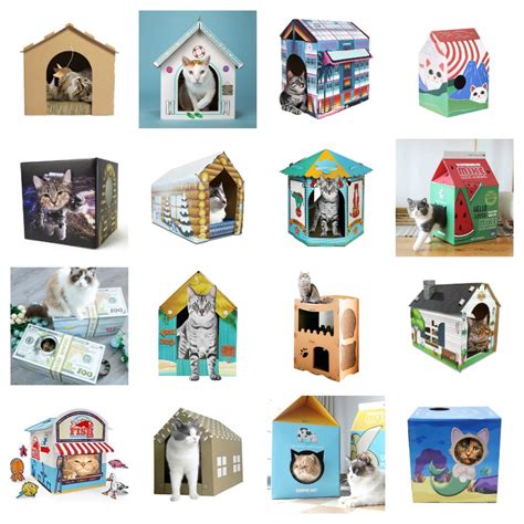 Cardboard Houses For Cats Your Kitty Will Love Curling Up In! – Meow As ...