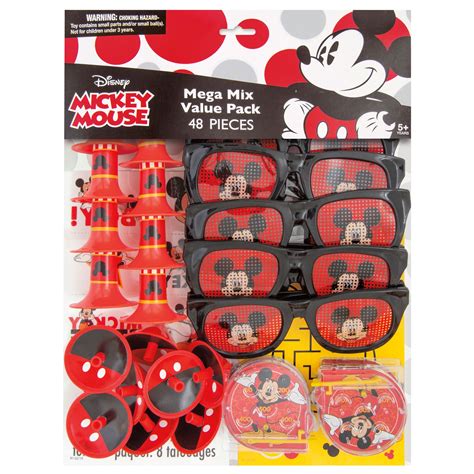 Mickey Mouse Party Favors for 8, 48pc - Walmart.com