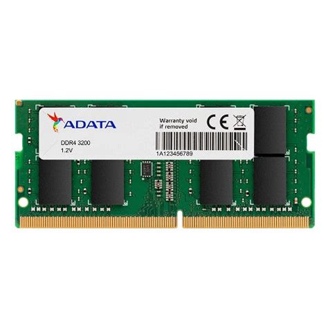 Adata 8GB DDR4 3200MHz Single SoDimm AD4S32008G22-SGN – DynaQuest PC