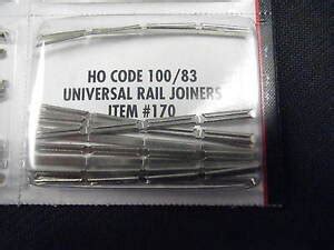 Atlas HO-scale Code 83 or 100 Standard Nickel Silver Rail Joiners 48 ...