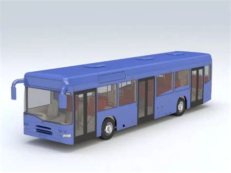 City Bus Free 3d Model - .Max - Open3dModel 45908