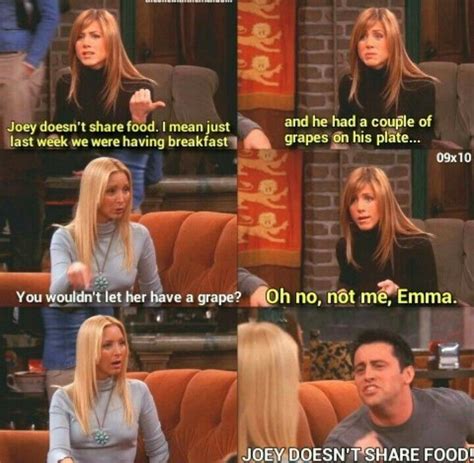 Joey doesn’t share food! Friends Episodes, Friends Tv Series, Friends ...